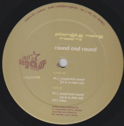 Cover Planète Noire - Round And Round (12) Schallplatten Ankauf