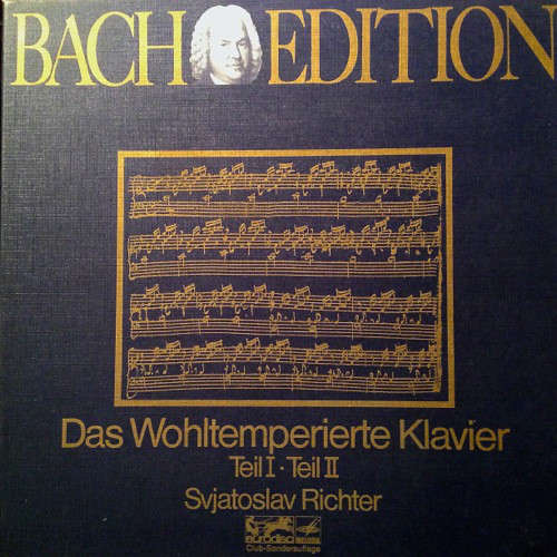 Cover Bach* / Svjatoslav Richter* - Das Wohltemperierte Klavier Teil I - Teil II (6xLP, Album + Box) Schallplatten Ankauf