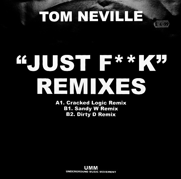 Cover Tom Neville - Just F**k Remixes (12) Schallplatten Ankauf