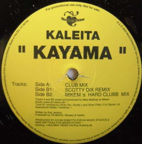 Cover Kaleita - Kayama (12, Promo) Schallplatten Ankauf