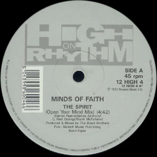 Cover Minds Of Faith - The Spirit (12) Schallplatten Ankauf