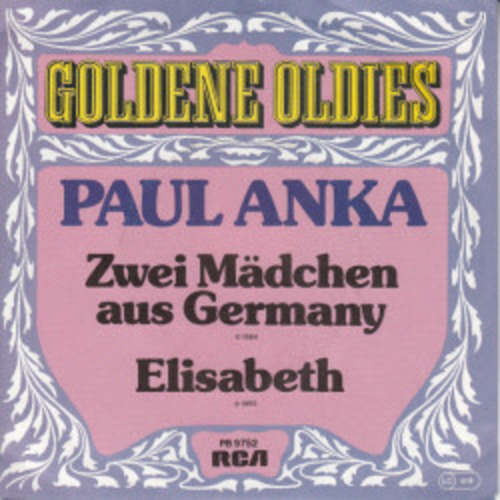 Cover Paul Anka - Zwei Mädchen Aus Germany / Elisabeth (7, Single) Schallplatten Ankauf