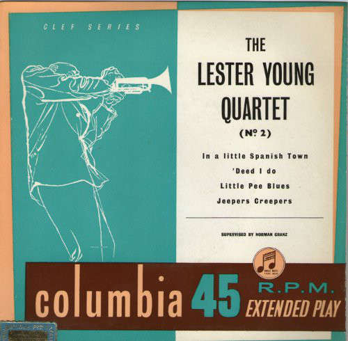 Cover Lester Young Quartet - Lester Young Quartet (N° 2) (7, EP) Schallplatten Ankauf