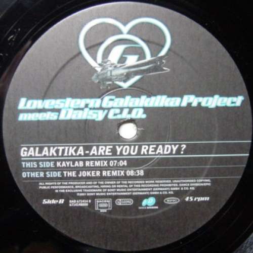 Cover Lovestern Galaktika Project Meets Daisy C.I.O. - Galaktika - Are You Ready? Vinyl 02 (12) Schallplatten Ankauf