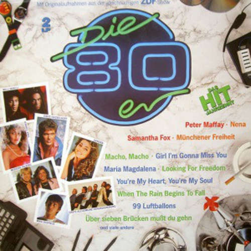 Cover Various - Die 80er - Das Hit-Jahrzehnt (2xLP, Comp) Schallplatten Ankauf