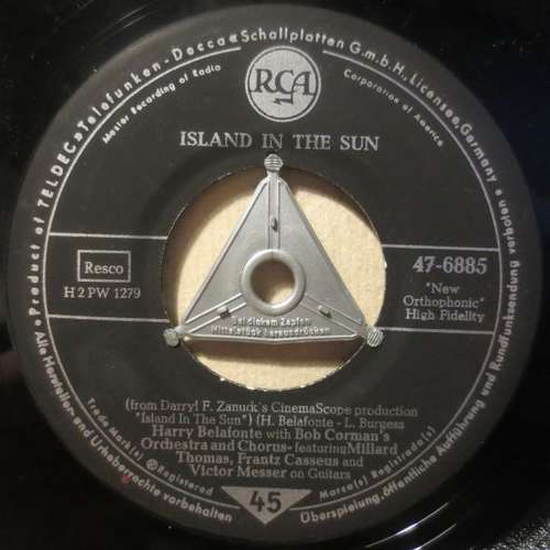 Bild Harry Belafonte - Island In The Sun (7, Single) Schallplatten Ankauf