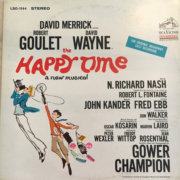 Cover David Merrick (2) Presents Robert Goulet And David Wayne (3) - The Happy Time (LP, Album) Schallplatten Ankauf