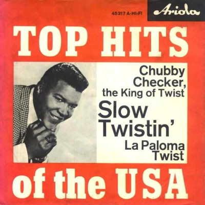 Cover Chubby Checker - Slow Twistin' / La Paloma Twist (7, Single, Mono) Schallplatten Ankauf