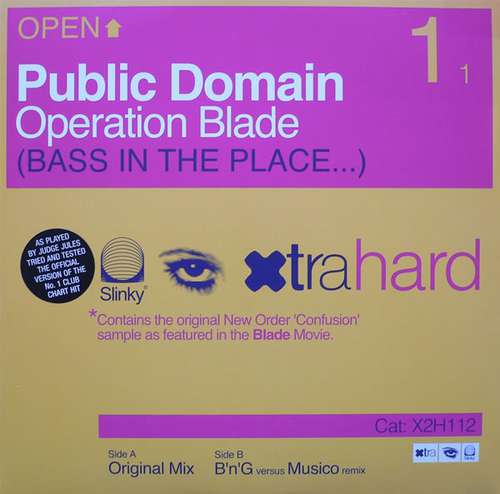 Cover Public Domain - Operation Blade (Bass In The Place...) (12) Schallplatten Ankauf