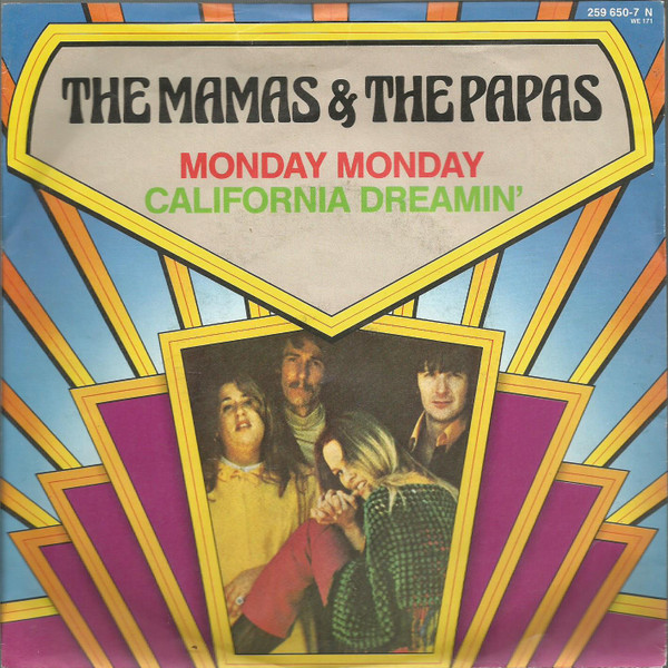 Cover The Mamas & The Papas - Monday Monday / California Dreamin' (7, Single, RE) Schallplatten Ankauf