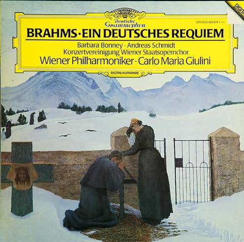 Cover Brahms* - Wiener Philharmoniker / Giulini* - Ein Deutsches Requiem (LP, Album, Dig) Schallplatten Ankauf
