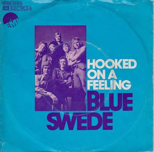 Cover Blue Swede - Hooked On A Feeling (7, Single) Schallplatten Ankauf