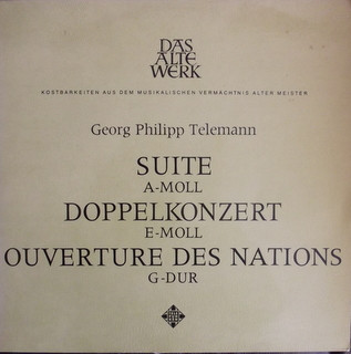 Cover Telemann* - Orchestral Works By Telemann • Suite A Minor • Double Concerto E Minor • Overture The Nations (LP) Schallplatten Ankauf