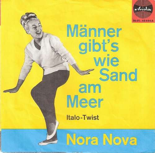 Cover Nora Nova - Männer Gibt's Wie Sand Am Meer (7, Single, Mono) Schallplatten Ankauf