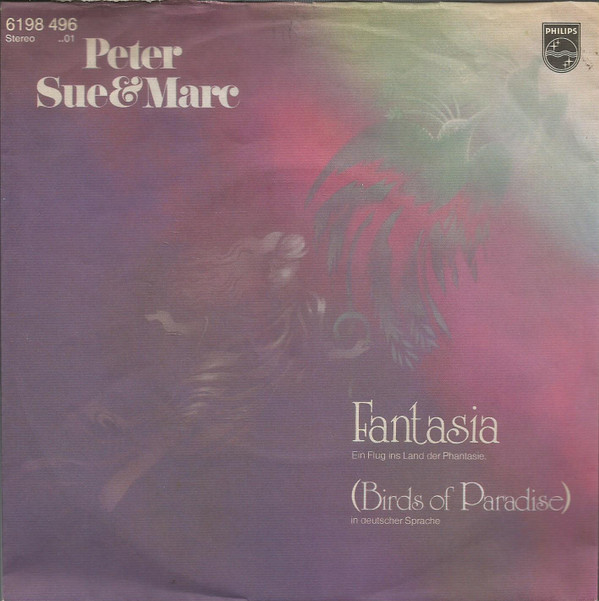 Cover Peter, Sue & Marc - Fantasia (Birds Of Paradise) (7, Single) Schallplatten Ankauf
