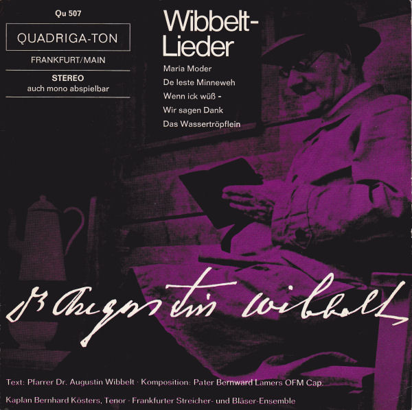 Cover Augustin Wibbelt - Wibbelt-Lieder (7, Single, Mono) Schallplatten Ankauf