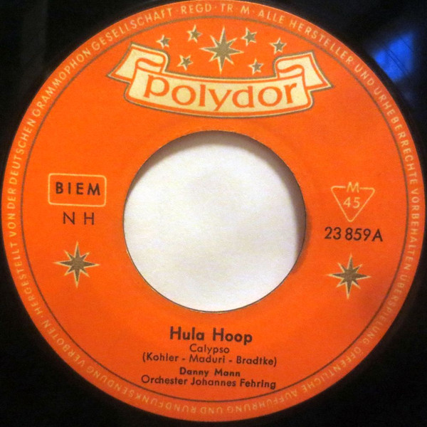 Cover Danny Mann - Hula Hoop  (7, Single, Mono) Schallplatten Ankauf