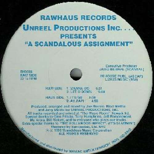 Cover Unreel Productions Inc....* - A Scandalous Assignment (12) Schallplatten Ankauf