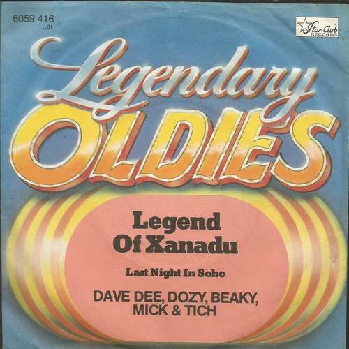 Cover Dave Dee, Dozy, Beaky, Mick & Tich - Legend Of Xanadu / Last Night In Soho (7, Single) Schallplatten Ankauf