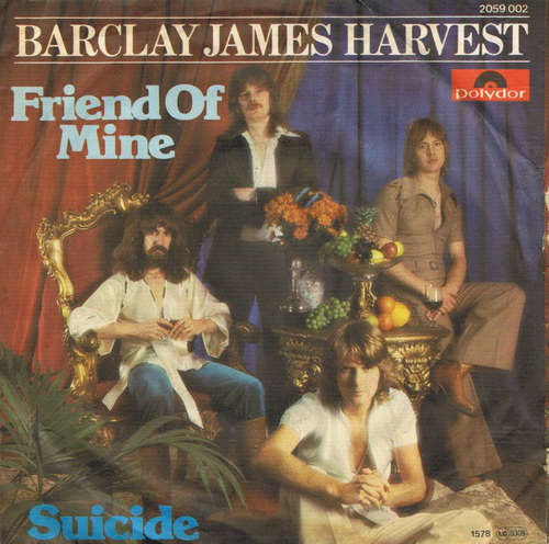 Cover Barclay James Harvest - Friend Of Mine (7, Single) Schallplatten Ankauf