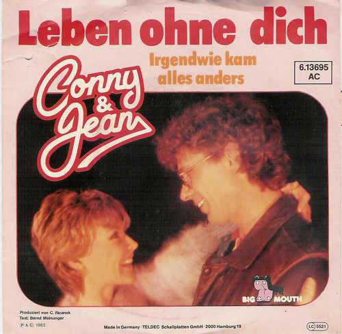 Cover Conny & Jean - Leben Ohne Dich (7, Single) Schallplatten Ankauf