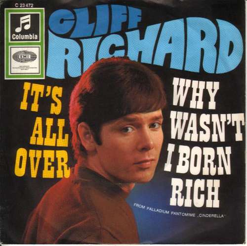 Cover It's All Over / Why Wasn't I Born Rich (From Palladium Pantomime Cinderella) Schallplatten Ankauf