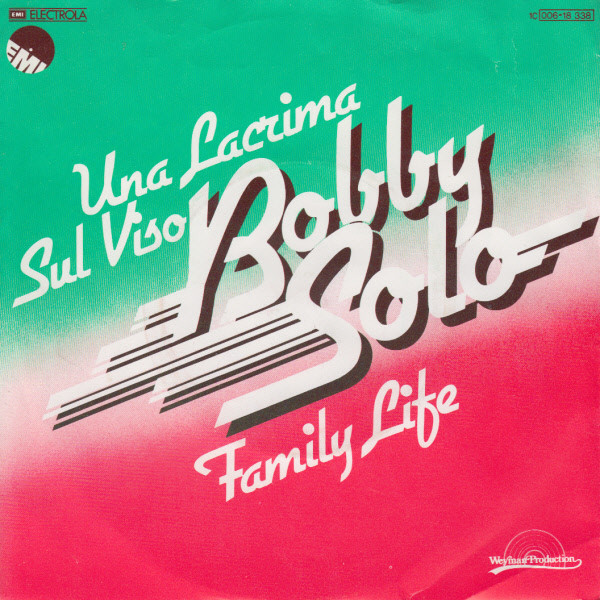 Cover Bobby Solo - Una Lacrima Sul Viso (7) Schallplatten Ankauf