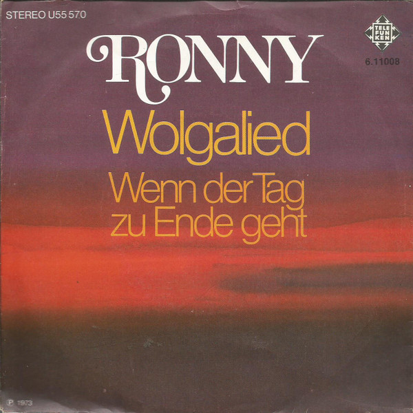 Cover Ronny (4) - Wolgalied (7, Single, RE) Schallplatten Ankauf
