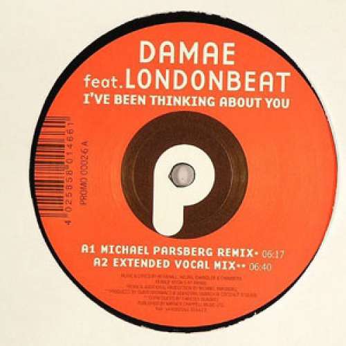 Cover Damae Feat. Londonbeat - I've Been Thinking About You (12) Schallplatten Ankauf