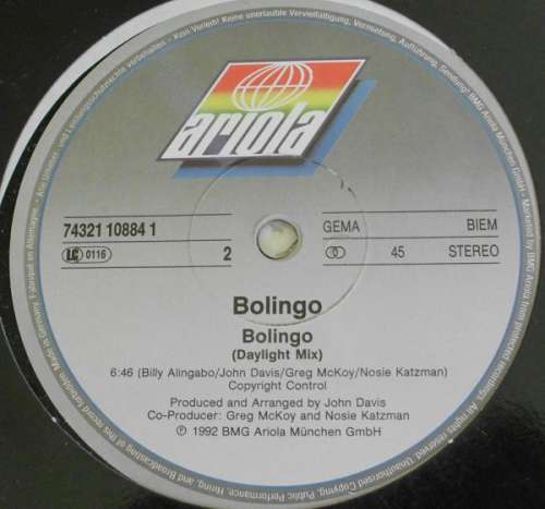 Cover Bolingo (3) - Bolingo (12) Schallplatten Ankauf