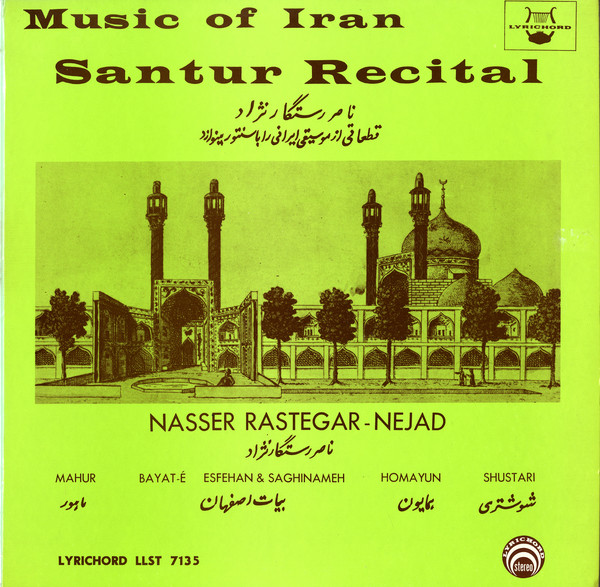 Cover Nasser Rastegar-Nejad - Music Of Iran - Santur Recital Vol. 1  (LP, Album) Schallplatten Ankauf