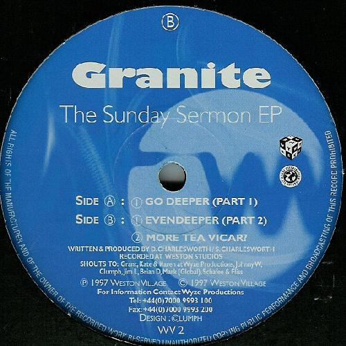 Cover Granite - The Sunday Sermon EP (12, EP) Schallplatten Ankauf