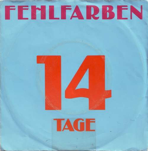 Cover Fehlfarben - 14 Tage (7) Schallplatten Ankauf