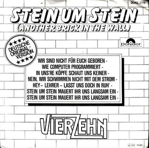 Bild Vierzehn - Stein Um Stein (Another Brick In The Wall) (7, Single) Schallplatten Ankauf