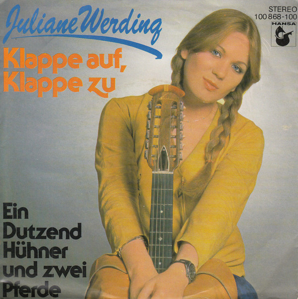 Cover Juliane Werding - Klappe Auf, Klappe Zu (7, Single) Schallplatten Ankauf