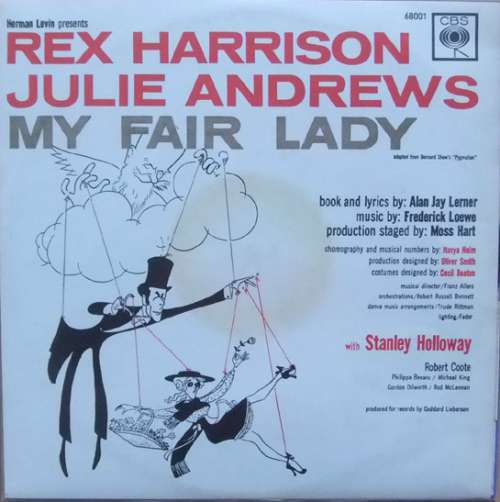 Cover Rex Harrison, Julie Andrews With Stanley Holloway Book And Lyrics By Alan Jay Lerner* Music By Frederick Loewe - My Fair Lady - Original Cast, Recorded In London (LP, Album) Schallplatten Ankauf