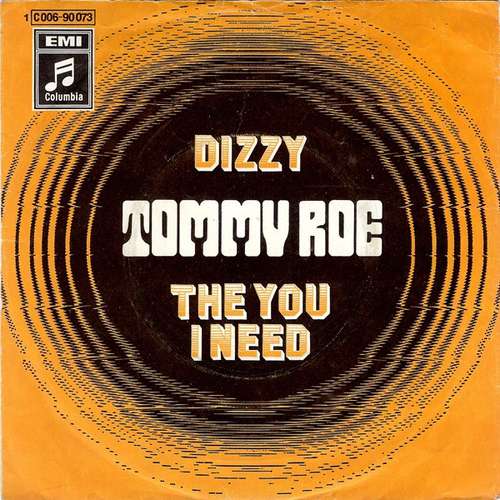 Cover Tommy Roe - Dizzy / The You I Need (7, Single) Schallplatten Ankauf