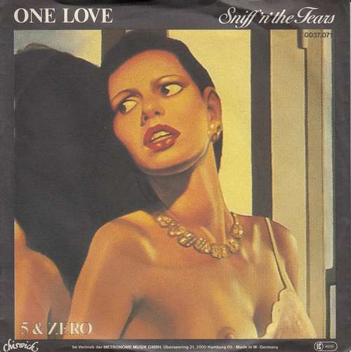 Cover Sniff 'n' the Tears - One Love (7, Single) Schallplatten Ankauf
