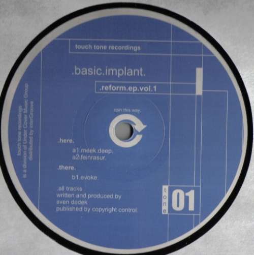 Cover Basic Implant - Reform EP Vol. 1 (12, EP) Schallplatten Ankauf