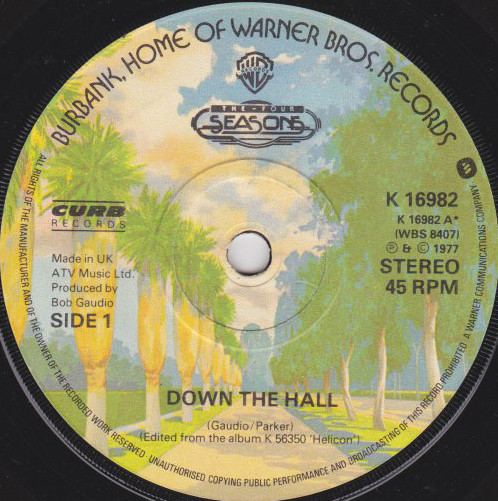 Cover The Four Seasons - Down The Hall (7, Single) Schallplatten Ankauf