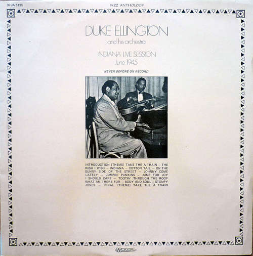 Cover Duke Ellington And His Orchestra - Indiana Live Session June 1945 (LP, Album) Schallplatten Ankauf