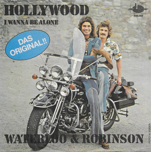Cover Waterloo & Robinson - Hollywood (7, Single) Schallplatten Ankauf
