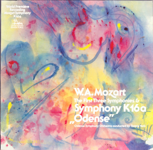 Cover W.A.Mozart* - Odense Symphony Orchestra* Conducted By Tamás Vetö - The First Three Symphonies & Symphony K16a Odense (LP) Schallplatten Ankauf