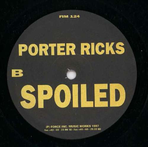 Cover Porter Ricks - Spoil (12) Schallplatten Ankauf