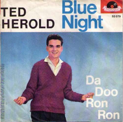 Cover Ted Herold - Blue Night (7, Single) Schallplatten Ankauf