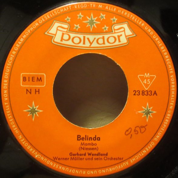 Cover Gerhard Wendland - Belinda (7, Single, Mono) Schallplatten Ankauf