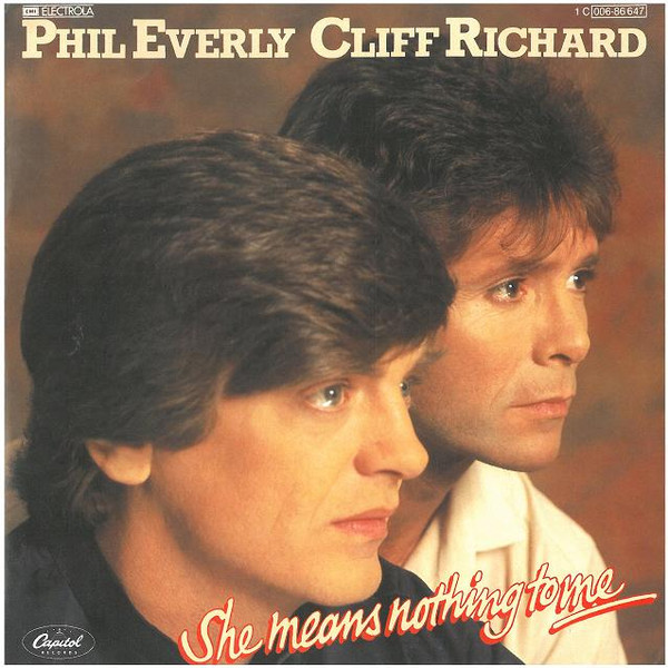 Cover Phil Everly / Cliff Richard - She Means Nothing To Me (7, Single) Schallplatten Ankauf