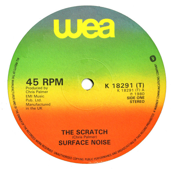 Cover zu Surface Noise - The Scratch (12, Single) Schallplatten Ankauf