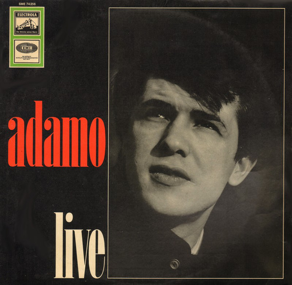 Cover Adamo - Adamo Live (LP, Album) Schallplatten Ankauf