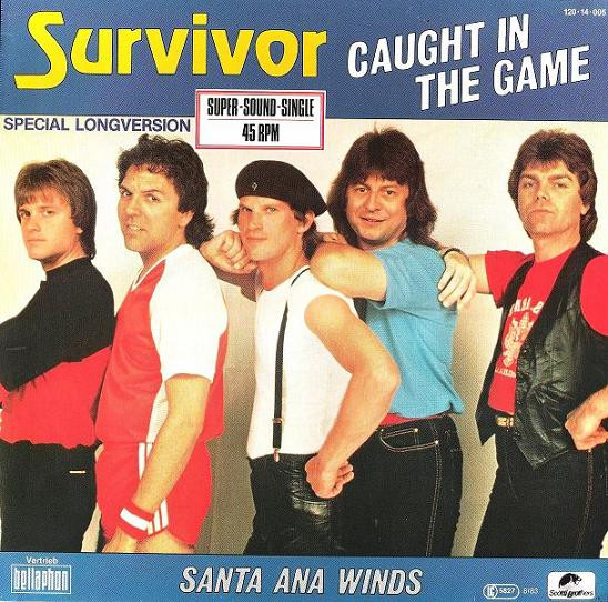 Cover Survivor - Caught In The Game / Santa Ana Winds (12, Single) Schallplatten Ankauf